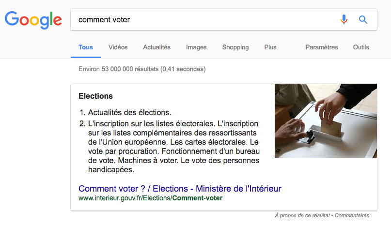 Position Zéro Comment Voter sur Google