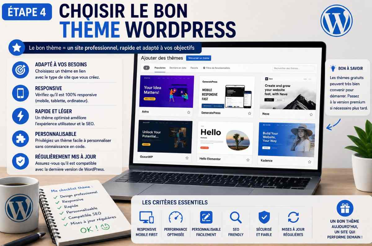 choisir theme wordpress