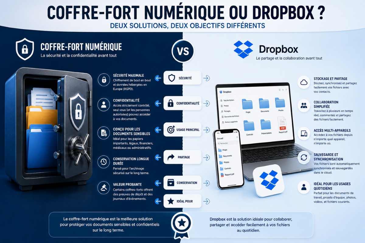 coffre fort numerique vs dropbox