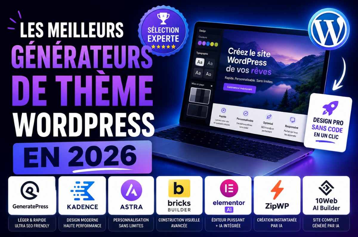 liste des meilleurs générateurs de thèmes wordpress