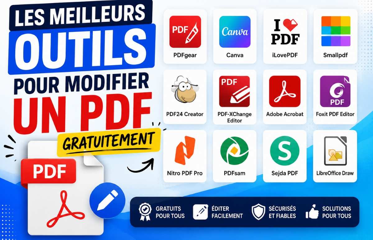 meilleurs outils pour modifier un pdf gratuitement