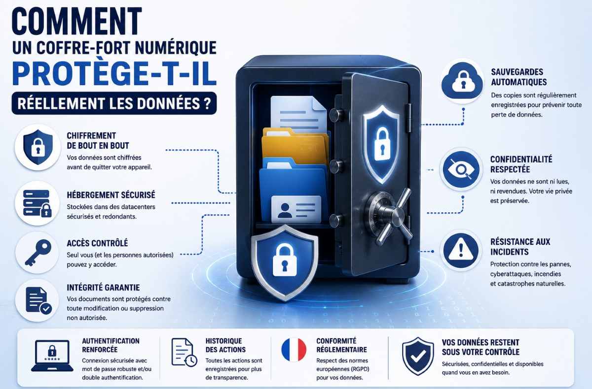 protection données coffre fort numerique
