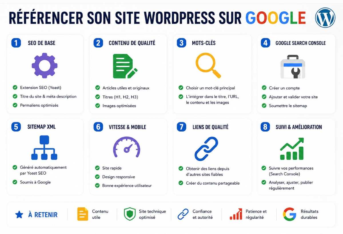 référencer site wordpress sur google