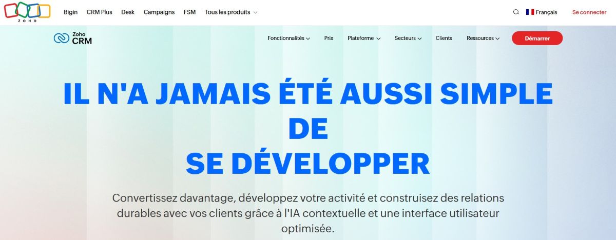 zoho crm
